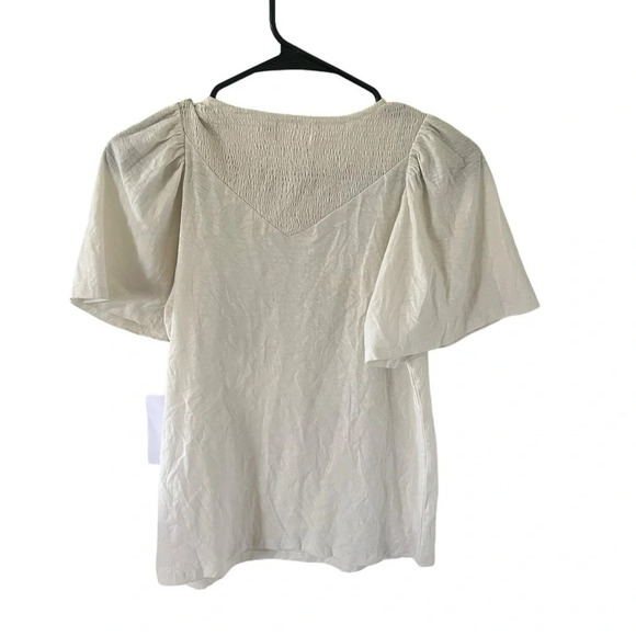 Nation LTD White Voluminous Short sleeve NEW - Picture 6 of 6